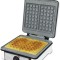Aparat pentru preparat vafe gofre Cecotec Fun Gofrestone Double, 1200W, Termostat ajustabil, Invelis antiaderent