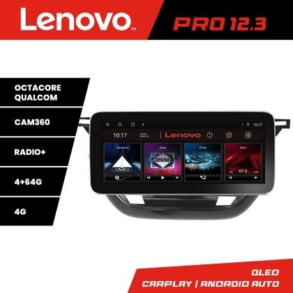 Navigatie Opel Corsa F 2019- Lenovo PRO 4+64 12.3 inch qled android 4G DSP gps internet KIT-corsa-f CarStore Technology