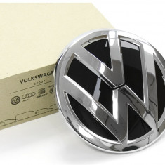 Emblema Grila Radiator Fata Oe Volkswagen Touareg 2 7P 2015-2018 7P6853601DFOD