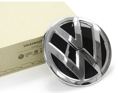 Emblema Grila Radiator Fata Oe Volkswagen Touareg 2 7P 2015-2018 7P6853601DFOD foto