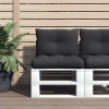 VidaXL Perne de paleți, 2 buc., negru, material textil