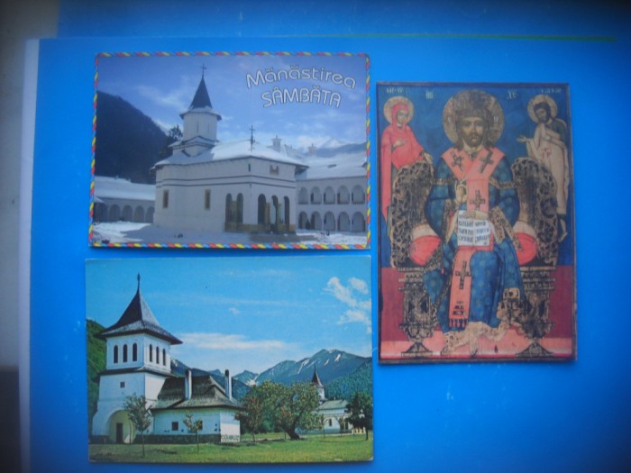 HOPCT LOT 3530 -3 CARTI POSTALE-MANASTIREA SAMBATA DE SUS-JUD BRASOV-NECIRCULATE