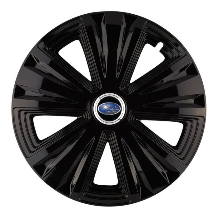 Set 4 capace roti Glory negru R14 Compatibil Cu Subaru