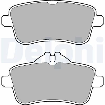 DELPHI LP2443 set placute frana,frana disc foto