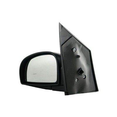 Oglinda exterioara Hyundai Getz (Tb) 05.2002-09.2005 partea stanga BestAutoVest crom convex grunduita partial reglare manuala prin cablu fara incalzi foto