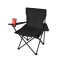 Scaun Pliant Pentru Pescuit, Camping, dimensiuni 80x44x80 Cm, Metal, Negru