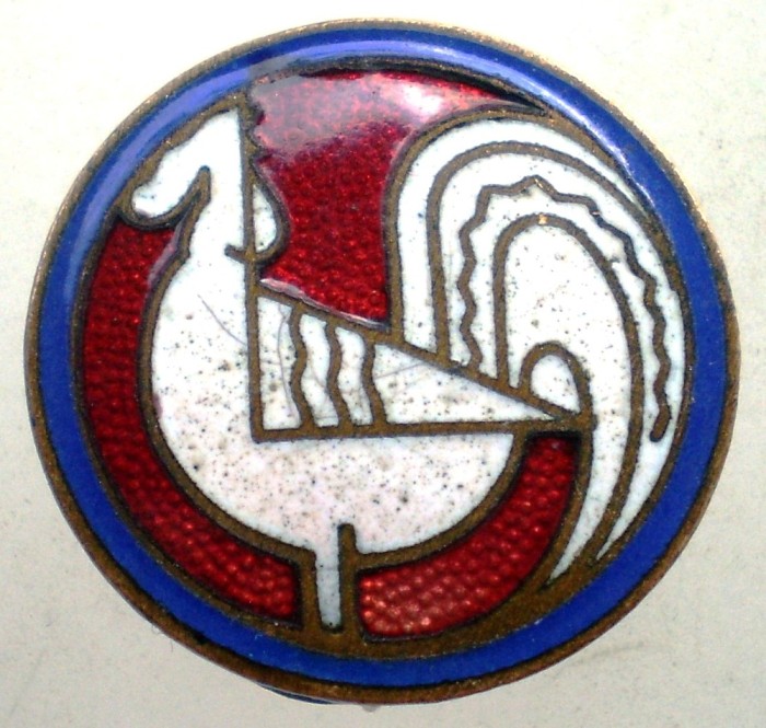 I.098 INSIGNA REVER BUTONIERA COMPAGNONS DE FRANCE 1940