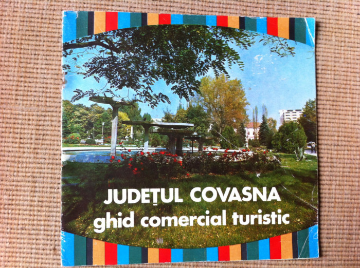 Ghid comercial turistic judetul Covasna brosura ilustrat reclama turism 1976 RSR