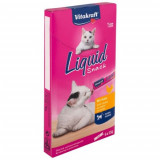 Cumpara ieftin Snack lichid pentru pisici Vitakraft cu Pui si Taurina, 6 x 15 g