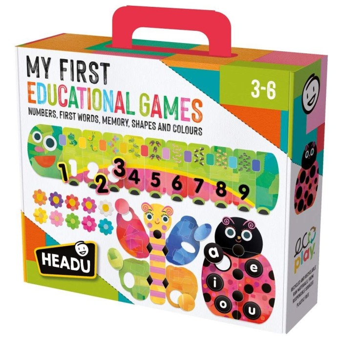 Headu - Ecoplay Primul meu joc Educational memoreaza formele, culorile,