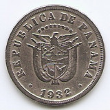 Panama 5 Centesimos 1932 - Cupru nichel, 21.3 mm KM-9