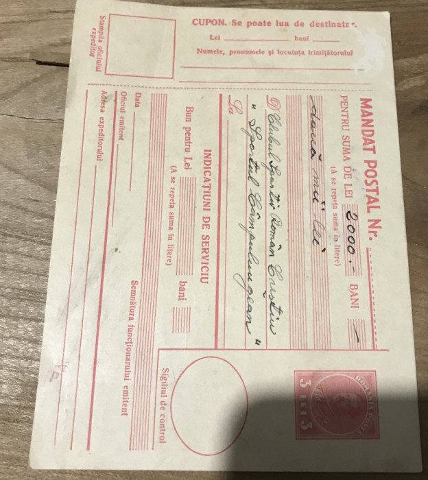 (2) Act Mandat Postal Interbelic