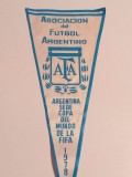 Fanion (vechi) fotbal - ARGENTINA (Campionatul Mondial Argentina 1978)