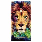 Husa silicon pentru Xiaomi Remdi Note 3, Colorfull Lion