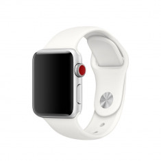 Curea silicon Tech-Protect Smoothband Apple Watch 1/2/3/4/5/6/SE (42/44mm) White foto