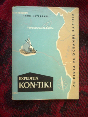 z1 Expeditia Kon-Tiki - Thor Heyerdahl foto