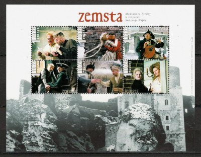Polonia.2002 Scene din filmul &amp;quot;Razbunarea&amp;quot;-Bl. MP.412 foto