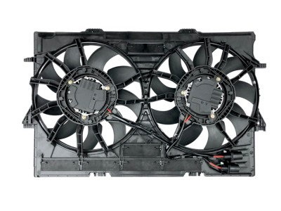 Ventilator radiator Audi A4 16, A5, A6, A7, Q5 17; Porsche Macan, motor: 3.0 TDI, 3.0 V6k Tfsi, 4.2 V8, (4+4) pini, 4H0121003N; 4H0121207B foto