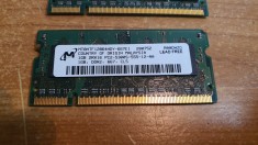 Ram Laptop Micron 1GB DDR2 667MHz MT8HTF12864HDY-667E1 foto