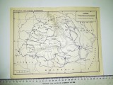 Cumpara ieftin LOT 2 HARTI / HARTA ROMANIA DUPA CUCERIREA INDEPENDENTEI/TARILE ROMANE SEC XVI