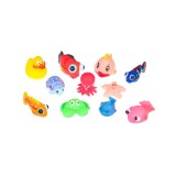 Set 11 jucarii pentru baie, pestisori, ATU-085261, 6-9 luni, Oem