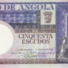 Bancnota Angola 50 Escudos 1973 - P105 UNC