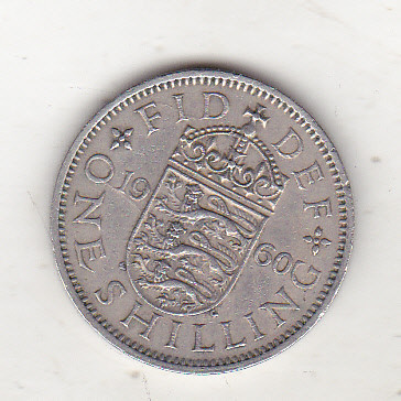 bnk mnd Marea Britanie Anglia 1 shilling 1960