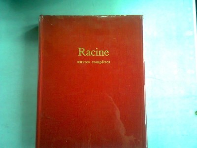 OEUVRES COMPLETES - RACINE foto