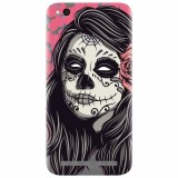 Husa silicon pentru Xiaomi Redmi 4A, Mexican Girl Skull