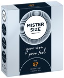 Prezervative - Mister Size Prezervative de Marimea Perfecta Latime 57 mm pentru Placere si Siguranta 3 bucati, My Size