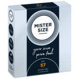Prezervative - Mister Size Prezervative de Marimea Perfecta Latime 57 mm pentru Placere si Siguranta 3 bucati