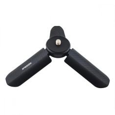 Trepied Mini TM-01 EMESZON&reg;, filet 1/4 inch, model fibra carbon, compatibil cu multiple accesorii pentru Foto si Video, negru