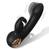 Vibrator Finger Rabbit Black