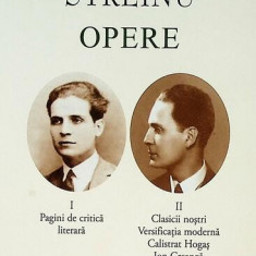 Vladimir Streinu. Opere (vol. I-II) - Hardcover - Vladimir Streinu - Fundația Națională pentru Știință și Artă