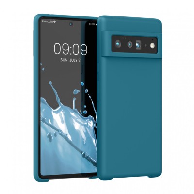 Husa pentru Google Pixel 6 Pro, Silicon, Verde, 55863.57, kwmobile foto