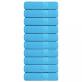vidaXL Prosoape de duș 10 buc turcoaz 70x140 cm 360 g/m&sup2; 100% bumbac