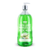 Sapun lichid de Marsilia cu Aloe Vera, 1l, Les Petites Bains de Provence