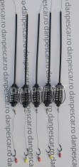 SET 5 Monturi CRAP CU SPIN (Ac boiles ) si momitor 40gr cu antitangle rigid