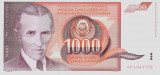 Bancnota Iugoslavia 1.000 Dinari 1990 - P107 UNC