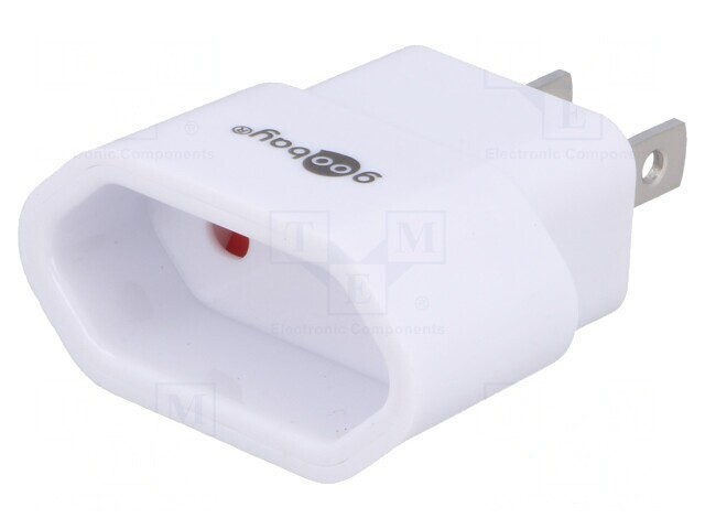 Adaptor Priză Japonia/USA la EU Alb