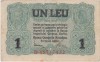 ROMANIA 1 LEU BGR 1917 F