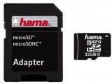 Card de memorie Hama micro SDHC 32GB, Clasa 10 + Adaptor