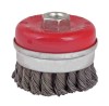 Perie circulara tip cupa cu toroane heavy duty pentru flex 100 mm