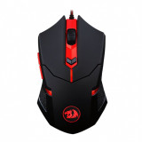 Mouse Redragon Centrophorus , Gaming , Mouse pad inclus , 3200 DPI , 6 Butoane , Iluminare LED , Negru