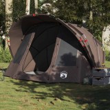 vidaXL Cort de pescuit pentru 5 persoane, maro, impermeabil 4009393
