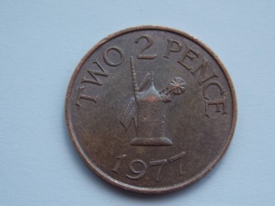 2 PENCE 1977 Guernsey foto