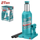 Cric hidraulic auto tip butelie TOTAL 2T, industrial, compact