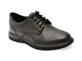 Pantofi OTTER negri, 2804, din piele naturala