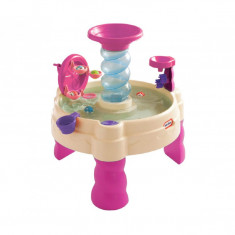 Masuta de joaca roz cu apa - spirala Little Tikes foto