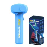 Lansator Electric Fr&acirc;nghie Luminos ZYTEQ&reg;, Loop Lasso, Jucărie Interactivă Fosforescentă, Re&icirc;ncărcabilă, UV, pentru Pisici și C&acirc;ini, Albastru deschis